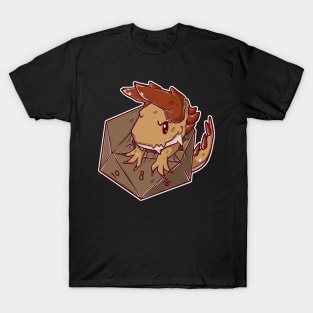 Baby Dragon Hatching From D20 T-Shirt